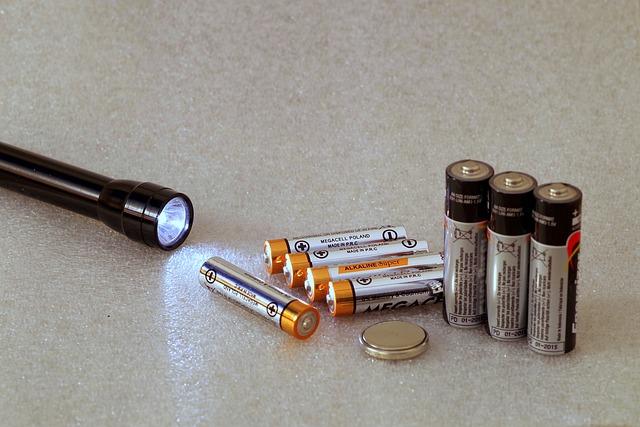 Torch and batteries